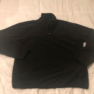Timberland quarter zip fleece in black
